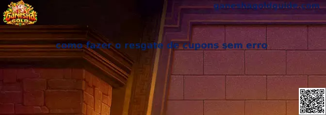 Resgate de cupons